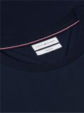 Μπλε T-Shirt Με Ανάγλυφο Λογότυπο Και Interlock Πλέξη   Άνδρες