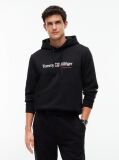 Μαύρο Fleece Hoody Με Λογότυπο  Άνδρες