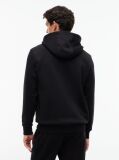 Μαύρο Fleece Hoody Με Λογότυπο  Άνδρες