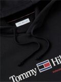 Μαύρο Fleece Hoody Με Λογότυπο  Άνδρες