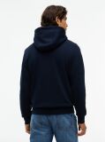 Blue Logo Fleece Drawstring Hoody  Men