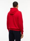 Red Logo Fleece Drawstring Hoody  Men