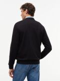 Black 1985 Logo Terry Crew Neck Sweatshirt  Men