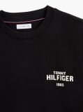 Black 1985 Logo Terry Crew Neck Sweatshirt  Men