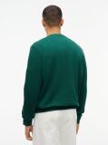 Green 1985 Logo Terry Crew Neck Sweatshirt  Men