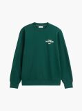 Green 1985 Logo Terry Crew Neck Sweatshirt  Men