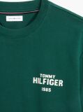 Green 1985 Logo Terry Crew Neck Sweatshirt  Men