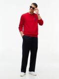 Red 1985 Logo Terry Crew Neck Sweatshirt  Men
