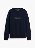 Blue Logo Intechno Knit Sweatshirt  Men