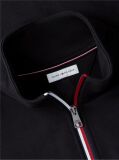 Black Global Stripe Terry Quarter-Zip Sweatshirt  Men
