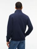 Blue Global Stripe Terry Quarter-Zip Sweatshirt  Men