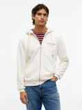 Μπεζ Hoody Με Φερμουάρ Και Πίσω Σχέδιο  Άνδρες