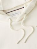 Beige Varsity Logo Contrast Stripe Hoody  Men