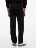 Black Global Stripe Pocket Terry Joggers  Men
