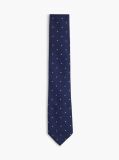 Multi New York Label Dot Silk Tie  Men