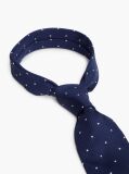 Multi New York Label Dot Silk Tie  Men