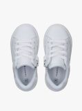 Άσπρο Δετά Sneakers Με Γυαλιστερές Λεπτομέρειες  Κορίτσια