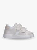 Άσπρο Sneakers Με Velcro Και Σημαία  Κορίτσια