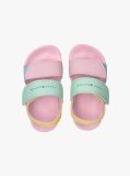 Multi Logo Hook And Loop Sandals  Girls