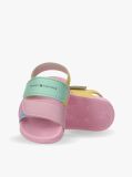 Multi Logo Hook And Loop Sandals  Girls