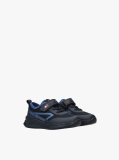 Blue Logo Mesh Lace-Up Trainers  Boys