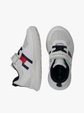 Άσπρο Sneakers Με Σημαία Και Velcro  Παιδί Unisex