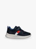 Blue Flag Mesh Hook And Loop Sneakers  Kids Unisex
