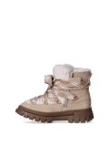 Beige Tartan Lace Up Boots  Girls