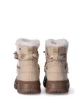 Beige Tartan Lace Up Boots  Girls