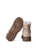 Beige Tartan Lace Up Boots  Girls