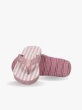 Pink Webbing Strap Ithaca Stripe Flip-Flops  Girls