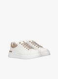 White Low Cut Lace Up Sneakers  Girls