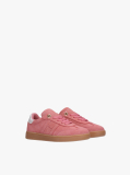 Pink Low Cut Lace Up Sneakers  Girls