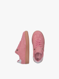 Pink Low Cut Lace Up Sneakers  Girls