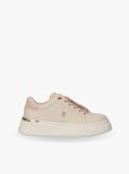 Beige TH Monogram Metallic Trim Sneakers  Girls