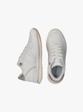 White Low-Cut Lace Up Sneakers  Girls