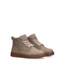 Beige Lace-Up Bootie  Kids Unisex