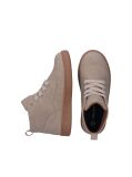 Beige Lace-Up Bootie  Kids Unisex