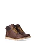 Brown Cleat Lace-Up Boots  Kids Unisex