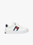 White Colour-Blocked Sneakers  Kids Unisex