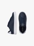 Blue Flag Embroidery Lace-Up Sneakers  Kids Unisex