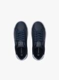 Blue Flag Embroidery Lace-Up Sneakers  Kids Unisex