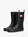 Black Rain Boots  Kids Unisex