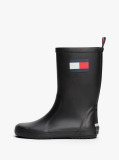 Black Rain Boots  Kids Unisex