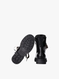 Black Lace-Up Ankle Boots  Girls