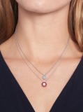 Multi Layered Enamel Necklace  Women