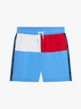 Blue Hilfiger Flag Mid Length Swim Trunks  Boys