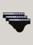 Black 3-Pack Logo Waistband Briefs  Men