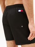 Black Tommy Flag Swim Shorts  Men