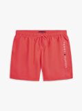 Pink Original Logo Mid Length Swim Shorts  Men